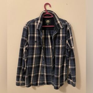 ROOTS Dark Blue Flannel